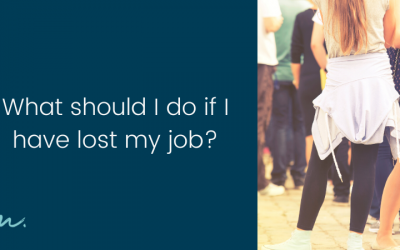What should I do if I have lost my job?